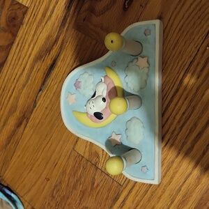 Hallmark Snoopy  wall 3 hook Resin baby coat rack